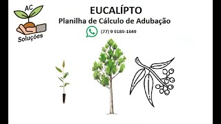 Eucalípto - Planilha de Cálculo de Adubação