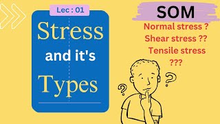 SOM II Lec-1 II Stress and Types of Stress II Civil Engineering II Mechanical Engineering