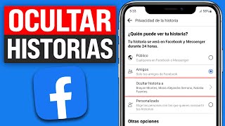 Cómo OCULTAR HISTORIAS en FACEBOOK a CIERTAS PERSONAS (2024)