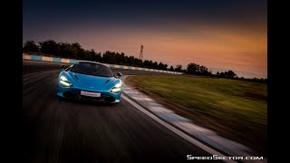 McLaren 720S on the track at Serres Racetrack