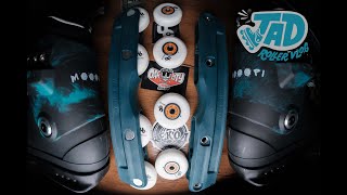 Change Bearings Wheels and Frames on THEM 909 JAD Rollerblading