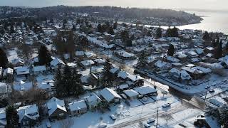 Snow in Ballard from 2019