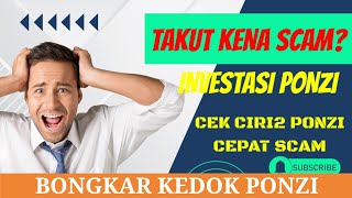 CARA INVESTASI DI APLIKASI PONZI - KENALI APLIKASI INVESTASI CEPAT SCAM