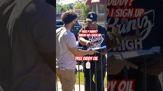 FREE DIDDY petition in the hood prank #comedy