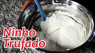 Aprenda a fazer um DELICIOSO recheio de NINHO TRUFADO | Evelyn Oliveira