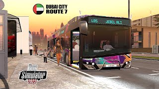 Bus Simulator 2023: Public Transit MAN Bus Simulation in Dubai - Vip Skin