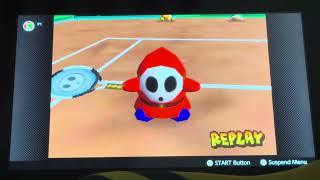 let’s play mario tennis n64 shy guy singles