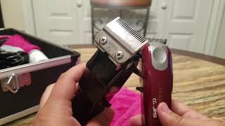 Barber Tool: Taper blade on the cordless magic clips