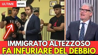 Scontro EPICO tra DEL DEBBIO e un IMMIGRATO ALTEZZOSO in DIRETTA, ECCO COSA E' SUCCESSO