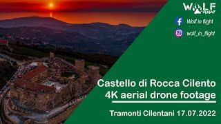 Castello Rocca Cilento - Tramonti Cilentani - 4K aerial drone footage