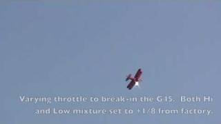 Great Planes Pitts Special 1/3 scale Maiden, engine stalled