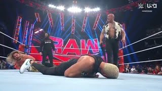 The Rock And Roman Reigns Attack Cody Rhodes & Seth Rollins In Monday Night Raw!