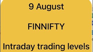 9 August finnifty analysis video for tomorrow #finnifty #finniftyprediction #stockmarket #nifty