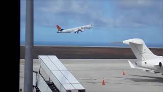 SA Airlink proving flight departs St Helena Island