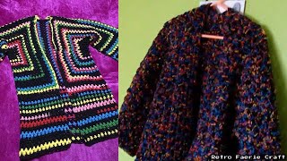 How To Crochet An Easy Hexagon Crochet Cardigan