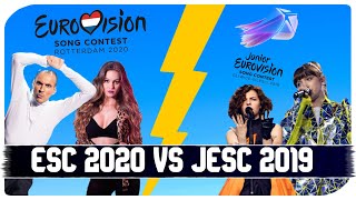 JESC 2019 VS ESC 2020 // ESC World Fans