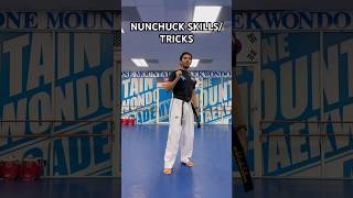 Nunchuck Skills/Tricks ⛓️ #martialarts #nunchucks #karate #taekwondo #shorts #blackbelt