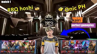 RRQ vs Onic PH match 1 M3 Playoffs MLBB World Championship 2021 full hd