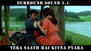 Tera Saath Hai Kitna Pyara  | Janbaaz | Anil Kapoor, Dimple Kapadia  | Surround Sound 5.1