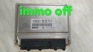 Отключение иммобилайзера AUDI A6 C5 1.8 20 valve (AEB)