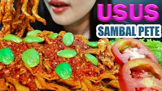 EXTREME ❗❗ ASMR USUS  MERCON SAMBEL PETE PANJANG 5 METER | ASMR MUKBANG INDONESIA