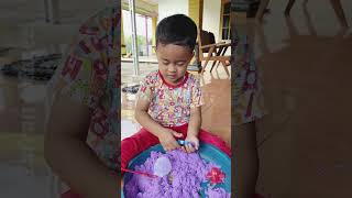 Bermain Kinetic Sand #shorts