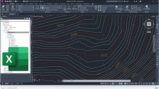 Crear curvas de nivel en AutoCAD Civil 3D