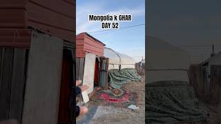 Mongolia k ghar -Day 52 traveling out of India challenge #mongolia  #shorts #vlogs