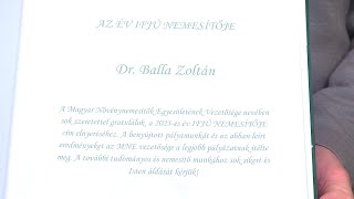 Nemesítői díj Balla Zoltánnak a három új földimogyoró-fajtáért