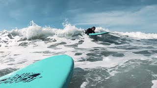 SURFING IN 58 DEGREE WATER (WASHINGTON STATE)