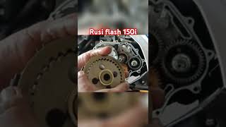 RUSI flash150i replace clutch lining #rusi #rusiflash150i