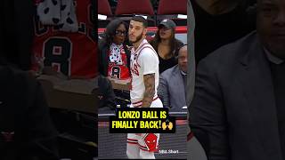 Lonzo ball is back after 2 years out!🥲 #basketball #shorts #ytshorts