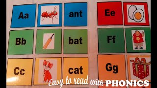 Learn to Read/ Phonics for kids/ Easy to read with phonics A-K/ Leena's Bag of Surprises/Vlog-36