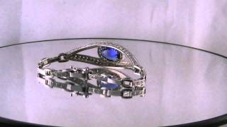 NEW 1 of a Kind 8ct Tanzanite 4.91ct Diamond 14k Bracelet ebay 120726472069