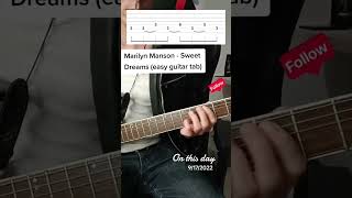 Sweet Dreams Guitar riff with tabs