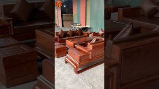 Bộ Sofa Gỗ Hương - Mẫu Sofa Chân Đùi Gà Gỗ Hương 7 Món. #dogobaoloc #sofa_go_phong_khach