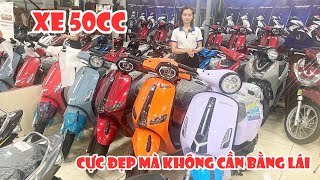 VESPA 50CC | CHẠY XE MÀ KHÔNG CẦN BẰNG LÁI CHO HỌC SINH