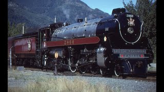 Canadian Pacific steam locomotive, "Royal Hudson" #2860 - Vancouver to Squamish, British Columbia