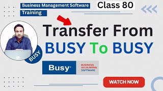 How to Transfer Data Between Busy Company To another Busy Company