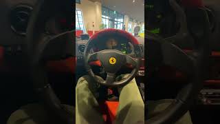 Starting a Ferrari indoors sounds like mayhem