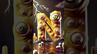 Alphabet Lore VS Letter N MONSTER #alphabetlore #abc #shots #abcdefghijklmnopqrstuvwxyz #monster