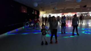 Missy and Linus skate