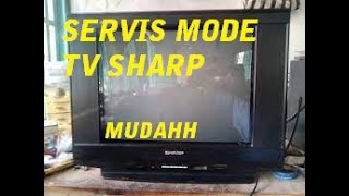 Service mode reset factory TV Sharp