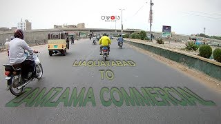 Bike Trip from Liaquatabad to Zamzama (Fastmotion)- MotoVolog