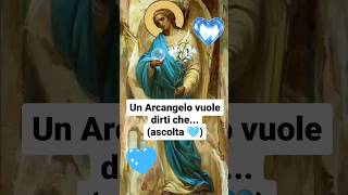 Un arcangelo vuole dirti che...(ascolta 🩵🪽) #angeli #cartomanzia #tiktok #tarocchi #shortsvideo