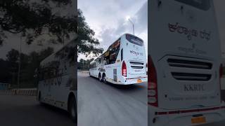 Multi axle Volve Bus  Indian Highway.