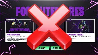 Fortnitemares is CANCELLED