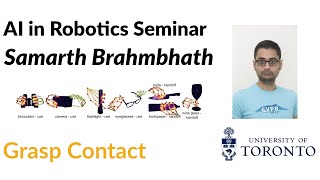 Grasp Planning with Samarth Brahmbhatt | AI in Robotics Seminar