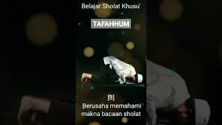 Sholat Khusyu' (bag 3) #shorts