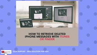 How to see deleted text messages on your iPhone by using iTune or Finder